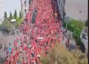 اتحاد ۱۰۰ هزار نفری در لاهه برای همبستگی با فلسطین + ویدئو اتحاد ۱۰۰ هزار نفری در لاهه برای همبستگی با فلسطین + ویدئو