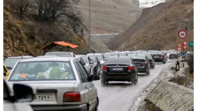 ممنوعیت تردد از مسیر جنوب به شمال محور چالوس و آزادراه تهران – شمال